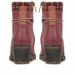 Relife By Pavers Wide Fit Lace-Up Ankle Boots - CENTR28502 / 312 860