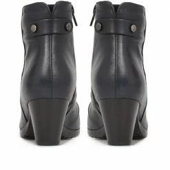 Pavers Leather Heel Ankle Boots - MITO28002 / 312 793 / 312 793