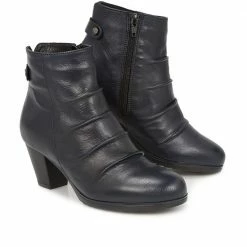 Pavers Leather Heel Ankle Boots - MITO28002 / 312 793 / 312 793