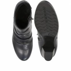 Pavers Leather Heel Ankle Boots - MITO28002 / 312 793 / 312 793