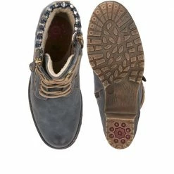 Relife By Pavers Wide Fit Lace-Up Ankle Boots - CENTR28502 / 312 860