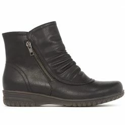 Pavers Wide Fit Zip-Up Ankle Boots - WBINS28053 / 313 539