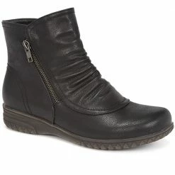 Pavers Wide Fit Zip-Up Ankle Boots - WBINS28053 / 313 539