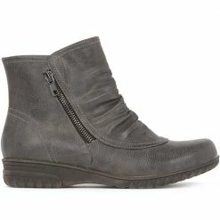 Pavers Wide Fit Zip-Up Ankle Boots - WBINS28053 / 313 539
