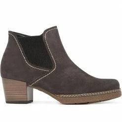 Gabor Wide Fit Ladies Brown Lilia Chelsea Boot - GAB28546 / 313 169 / 313 169
