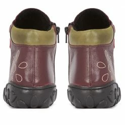 Pavers Casual Floral Applique Ankle Boot - KARY28000 / 312 990