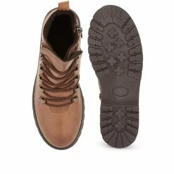 Pavers Boots Lace-Up Leather Boot - KARY28005 / 312 992