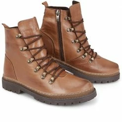 Pavers Boots Lace-Up Leather Boot - KARY28005 / 312 992