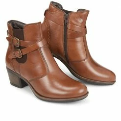 Bellissimo Heeled Leather Ankle Boot - BELITAR28014 / 312 739