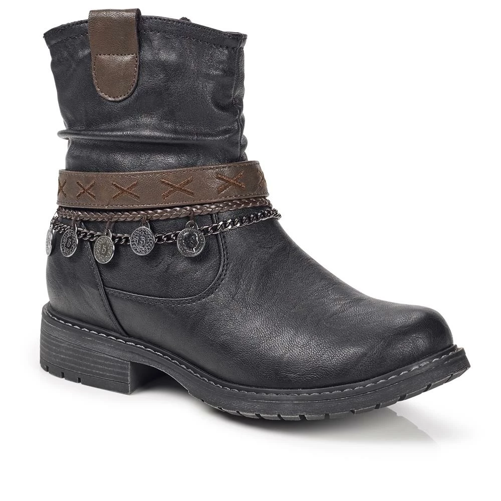 Bellissimo Zipped Ankle Boot - BELWOIL26005 / 310 408 15 Bellissimo Zipped Ankle Boot - BELWOIL26005 / 310 408