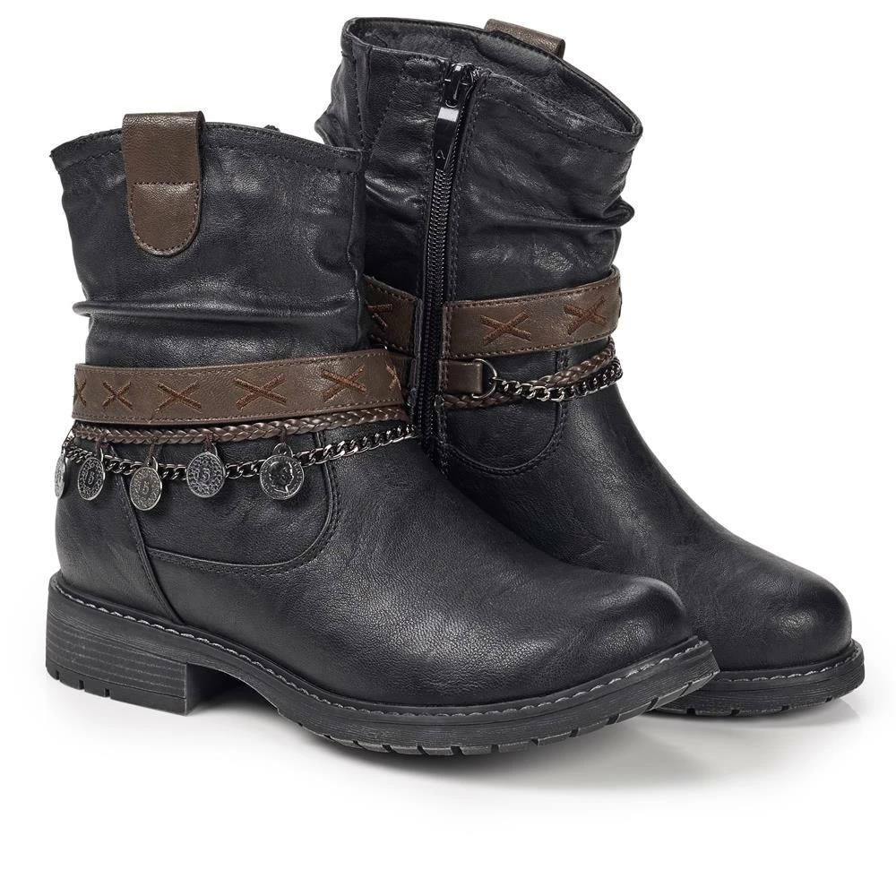 Bellissimo Zipped Ankle Boot - BELWOIL26005 / 310 408 17 Bellissimo Zipped Ankle Boot - BELWOIL26005 / 310 408