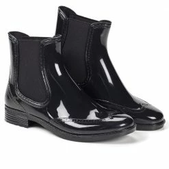 Pavers Patent Brogue Short Wellie Boot - FEI28000 / 313 058 27 Pavers Patent Brogue Short Wellie Boot - FEI28000 / 313 058