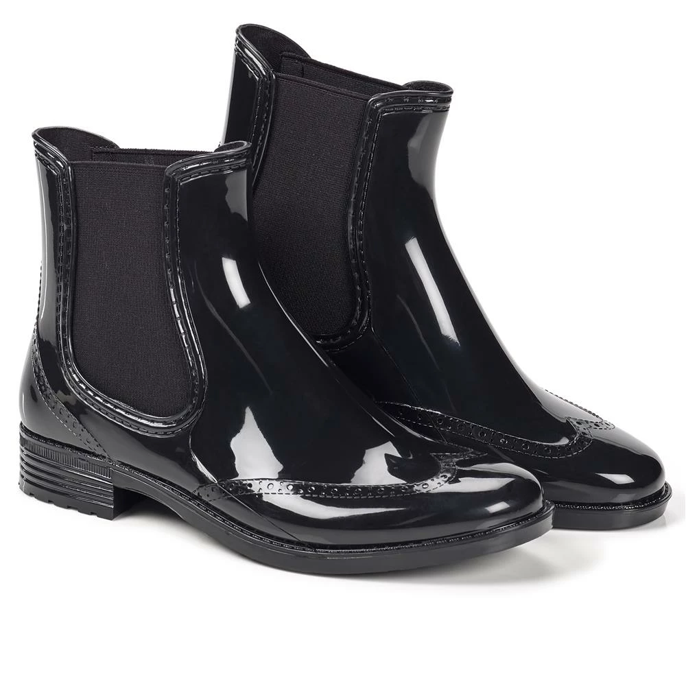 Pavers Patent Brogue Short Wellie Boot - FEI28000 / 313 058 3 Pavers Patent Brogue Short Wellie Boot - FEI28000 / 313 058