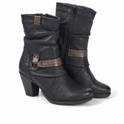 Pavers Boots Heeled Mid-Calf Boot - SIN28000 / 313 051