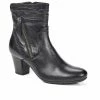 Pavers Heeled Leather Ankle Boot - RNB28006 / 312 776