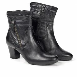 Pavers Heeled Leather Ankle Boot - RNB28006 / 312 776