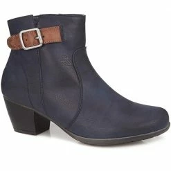 Pavers Wide Fit Ankle Boot With Low Heel - WBINS28057 / 313 691