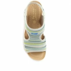 Fly Flot Wide Fit Slingback Stretch Sandals - FLY29016 / 313 789