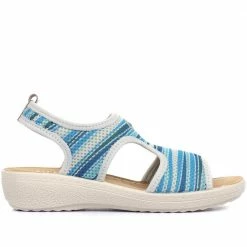 Fly Flot Wide Fit Slingback Stretch Sandals - FLY29016 / 313 789