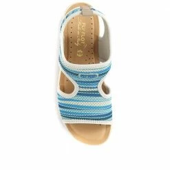 Fly Flot Wide Fit Slingback Stretch Sandals - FLY29016 / 313 789