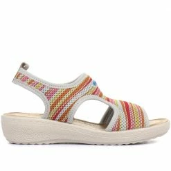 Fly Flot Wide Fit Slingback Stretch Sandals - FLY29016 / 313 789