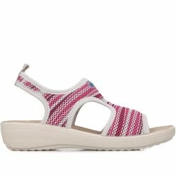 Fly Flot Wide Fit Slingback Stretch Sandals - FLY29016 / 313 789