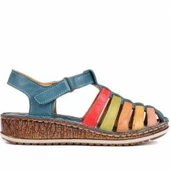 Pavers Touch Fasten Leather Sandal - CAY29002 / 315 111 Sandals 8 Pavers Touch Fasten Leather Sandal - CAY29002 / 315 111 Sandals