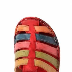 Pavers Touch Fasten Leather Sandal - CAY29002 / 315 111 Sandals