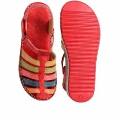 Pavers Touch Fasten Leather Sandal - CAY29002 / 315 111 Sandals