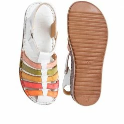 Pavers Touch Fasten Leather Sandal - CAY29002 / 315 111 Sandals