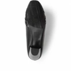 Pavers Black Heeled Court Shoe - WK29002 / 315 360 / 315 360