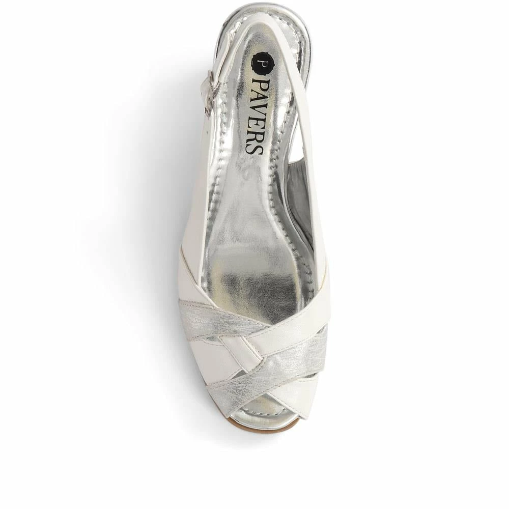 Pavers Sandals Wedge Slingback Shoe - ALA2310 / 307 429 6 Pavers Sandals Wedge Slingback Shoe - ALA2310 / 307 429