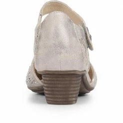 Pavers Wide Fit Metallic Floral Print Mary Jane - WBINS29014 / 314 775 Shoes