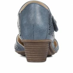 Pavers Wide Fit Mary Jane With Cut-Outs & Touch Fasten St - WBINS29015 / 314 776 Shoes