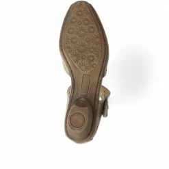 Pavers Wide Fit Mary Jane With Cut-Outs & Touch Fasten St - WBINS29015 / 314 776 Shoes