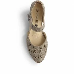 Pavers Wide Fit Mary Jane With Cut-Outs & Touch Fasten St - WBINS29015 / 314 776 Shoes