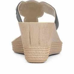 Pavers Sandals Sparkle Wedge Toe Post - INB29024 / 314 750