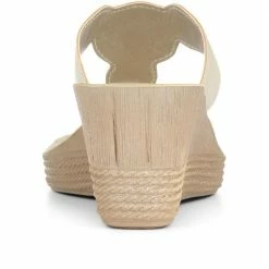 Pavers Sandals Sparkle Wedge Toe Post - INB29024 / 314 750