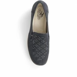 Fly Flot Shoes Leather Slip On With Cut Outs - RDSOF29003 / 315 808