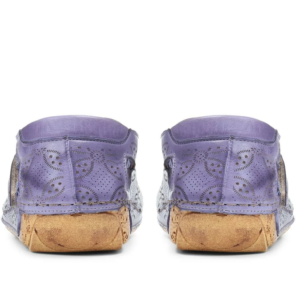 Pavers Leather Flat Sandals - KARY29011 / 315 353 17 Pavers Leather Flat Sandals - KARY29011 / 315 353