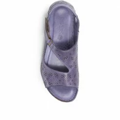 Pavers Leather Flat Sandals - KARY29011 / 315 353 45 Pavers Leather Flat Sandals - KARY29011 / 315 353