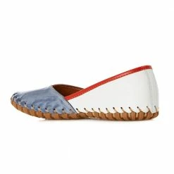 Pavers Ladies Flat Leather Slip On Shoes - KARY2308 / 308 113 / 308 113