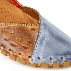 Pavers Ladies Flat Leather Slip On Shoes - KARY2308 / 308 113 / 308 113