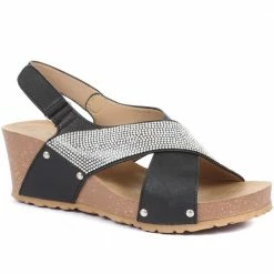 Bellissimo Wide Fit Wedge Sandals - BELBAIZH29028 / 315 399