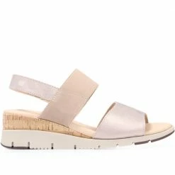 Pavers Sandals Flat Leather Sandal - CALSE29503 / 315 636
