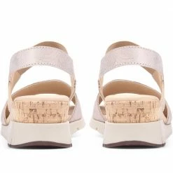 Pavers Sandals Flat Leather Sandal - CALSE29503 / 315 636