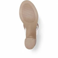 Kinloch Ladies White Leather Mule Tassel Sandals - LAPIN29509 / 314 932 / 314 932