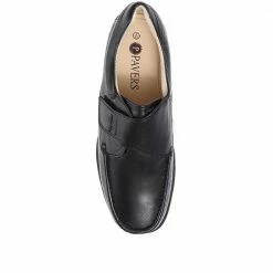 Pavers Wide Fit Adjustable Leather Shoes - MOHPV30020 / 316 326