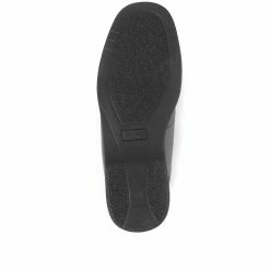 Pavers Wide Fit Leather Slip On Shoes - MOHPV30011 / 315 991