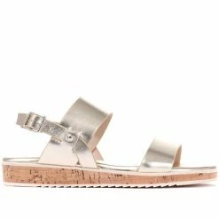 Bellissimo Flat Metallic Slingback Sandal - BELBAIZH29047 / 316 081 Sandals